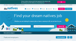 Desktop Screenshot of jobs.natives.co.uk